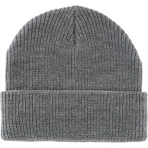 Light Grey Men Women Warm Cuff Beanie Knit Skull Cap for Running Hiking Garden